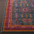 thumbnail image 5 of BoutiqueRugs Cleveland Colorful Traditional Area Rug - Teal, Aqua, Navy - 5'3" x 7'3", 5 of 14