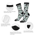 thumbnail image 4 of Fotbe Panda And Eucalyptus Calcetas Largas con Estampado para Hombre y Mujer – Calcetas de Compresión Transpirables y Elásticas, Viajar y Uso Diario Talla 5-11, 4 of 6
