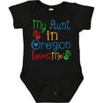 thumbnail image 3 of Inktastic My Aunt in Oregon Loves Me Boys or Girls Baby Bodysuit, 3 of 5