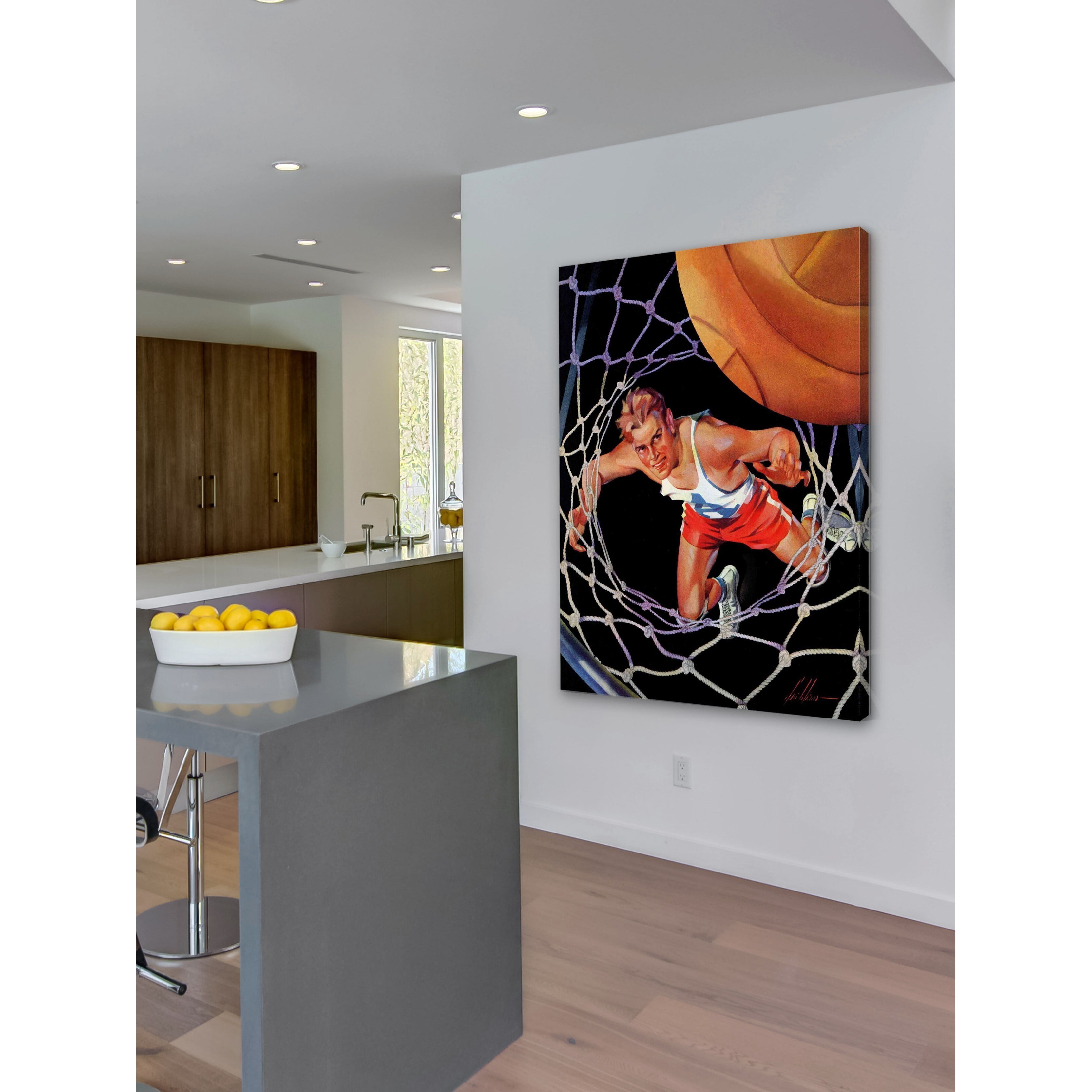 Marmont Hill Two Points by Ski Weld Painting Print on Canvas
