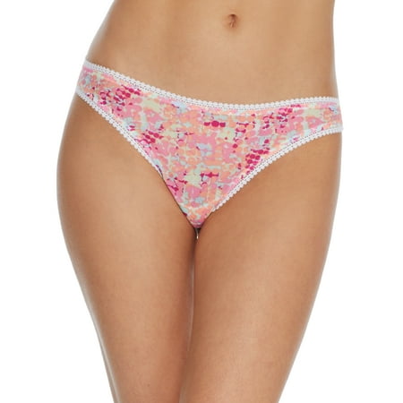 

OnGossamer Womens Printed Mesh Hip G Thong Style-22150