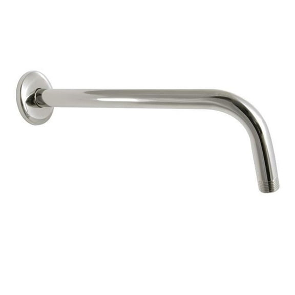 12 in. Claremont Rain Drop Shower Arm, Polished Nickel
