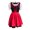 Dress78-Red, variant on UAYOTSE Women Oktoberfest Dress, Bavarian Dirndl Costume with Blouse and Apron, German Festival Party Dress for Women