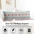 thumbnail image 3 of Boho Long Body Pillow Cover – Soft & Breathable Ethnic Fabric, Hidden Zipper, 20"x54", Stylish Abstract Tribal Print – Gift for Side Sleepers, Pregnancy, Home Decor, 3 of 7