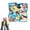 Light blue, variant on 35"Satin Silk Like Hair Scarf Bandana Light Head Wraps Neck Face Scarves Cover for Women - Dark blue