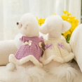 thumbnail image 2 of Autumn Winter Warm Thick Dog Clothes Bow Sweater Skirt Cute Sweet Cat Dress Sweet Two-legged Clothes Pet Clothes Pet Accessories ShopWise Round, 2 of 7