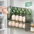 thumbnail image 2 of Auto Flip Egg Organizer  3-Tier Egg Holder Storage 30 Count  Egg Storage, 2 of 5