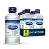 Pedialyte Electrolyte Drink, For Kids & Adults, Unflavored, 1 Liter, Pack of 8