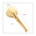 thumbnail image 4 of Stainless Steel Strainer Clips Gold Filter Clip Spoon Food Kitchen Utensils Oil-Frying Tools BBQ Clamp Restaurant Snack, 4 of 5