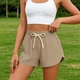 thumbnail image 5 of ZHYou Womens Shorts Drawstring Waist Baggy Fit Lounge Soft Comfy Cotton Blend Casual Shorts with Pockets for Daily Active Use, 5 of 8