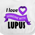 thumbnail image 4 of Inktastic I Love Someone with Lupus Boys or Girls Baby Bib, 4 of 4