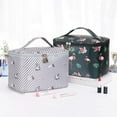 thumbnail image 6 of Waterproof Portable Women Makeup Bag High Capacity Toiletries Organizer Storage Cosmetic Cases Zipper Wash Beauty Pouch Travel (6,24X17X16), 6 of 7