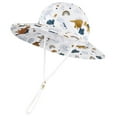 thumbnail image 1 of Chapeaux de Soleil pour Enfants, Rabat de Nuque Ajustable, Grand Bord, Protection Uv Upf 50+, Chapeaux pour Enfants, Chapeaux de Soleil pour Bébés 2-4 Ans, Garçons Filles, Mode, 1 of 2