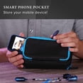 thumbnail image 6 of Casemaster Plazma Plus Dart Case Black with Blue Zipper and Phone Pocket, 6 of 10