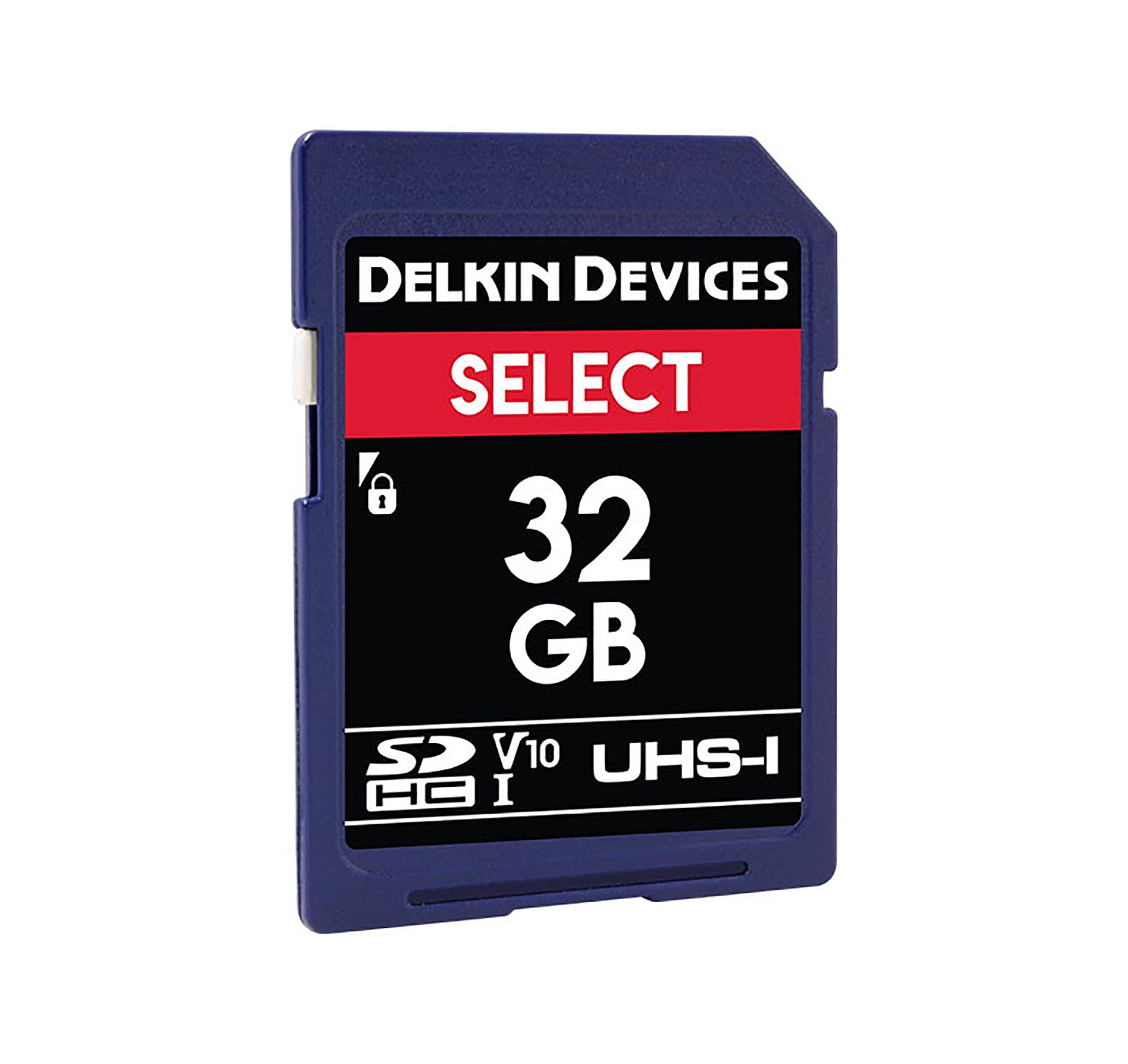 Delkin Devices DDSDR16332GB 32GB SDHC 163x (V10) Memory Card Walmart