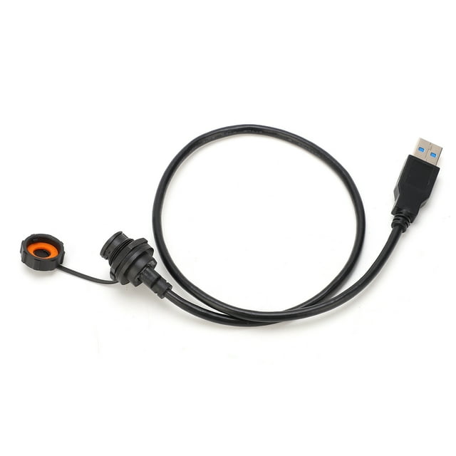 Conector USB a prueba de agua con toma de cable, conector USB a prueba de agua IP68 Conector USB a prueba de agua Materiales auxiliares eléctricos Máxima confiabilidad