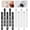 #C, variant on Reusable Silicone Cable Ties - Adjustable Cord Organizer for Earphone, Phone Charger, Computer Cords - Home, Office, Kitchen, School,10 PCS (#F)