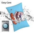 thumbnail image 6 of Cauagu Sushi Salmon Surfing Print Pillow Covers with Envelope Closure,1PC Pillow Cases Decorative Pillow Case for Bed & Couch, Pillows Not Included-16"x24", 6 of 6