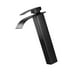 thumbnail image 4 of Grifo para lavabo de baño con caño en cascada, accesorios para grifos de lavabo, grifo mezclador de una sola manija para baño resistente Negro 304 cm de alto., 4 of 8