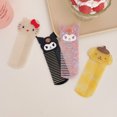 thumbnail image 4 of Peine de pelo portátil de bolsillo pequeño de Hello Kitty, color rosa y negro, Sanrio, lindo gato, perro, peines de acetato de celulosa para mujer, 4 of 4