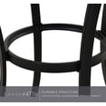thumbnail image 5 of Grand Patio Counter Height Outdoor Round Bar Table with Ceramic Tile Top and Steel Frame, 27.95"(Dia) × 35.5''(H), Black, 5 of 7