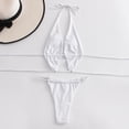 thumbnail image 4 of Tponi Modest Swimsuits For Women Two-Piece Sets Elastic White Women Swimsuit Clearance L, 4 of 5