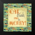 thumbnail image 2 of Grey, Jace 15x15 Black Modern Framed Museum Art Print Titled - Eat, 2 of 5