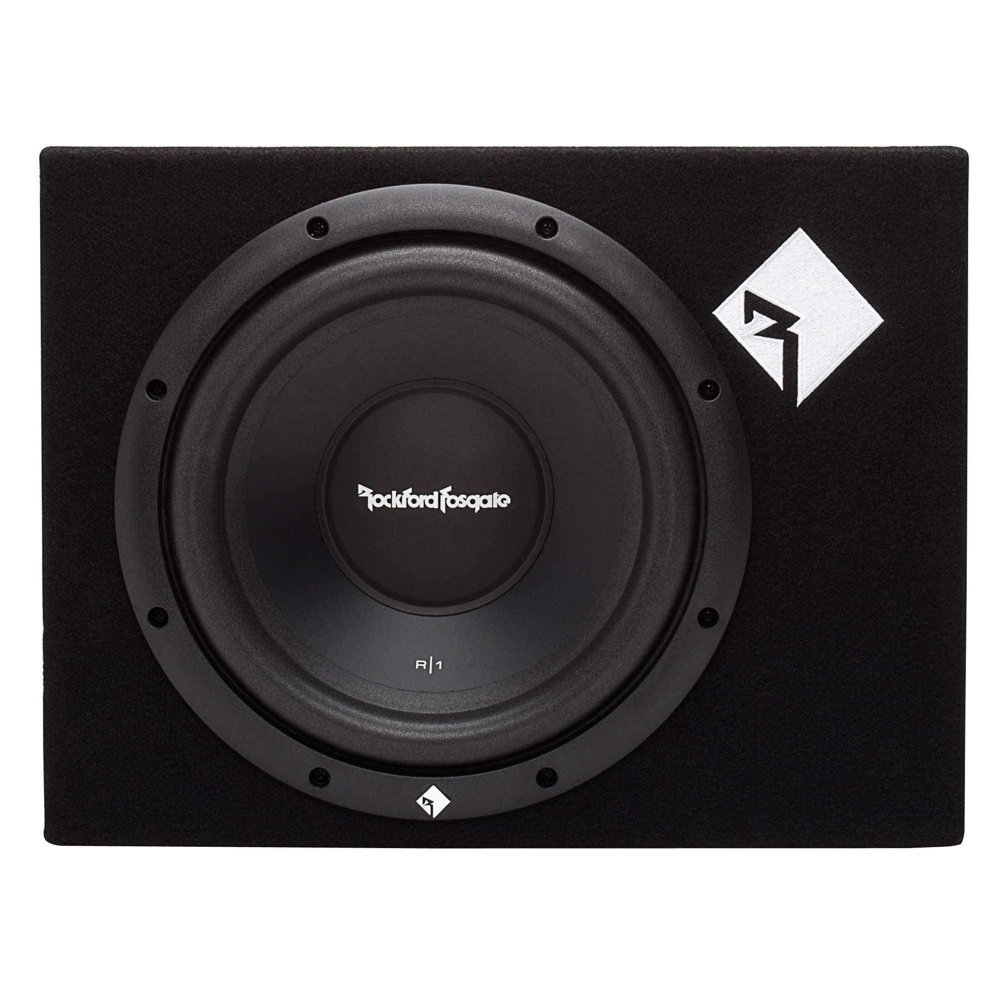 Rockford Fosgate 400W Prime Single 10 Inch Loaded Subwoofer Enclosure