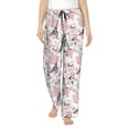 thumbnail image 1 of Balery Paris Pantalones de pijama para mujer, pijamas ultraligeros, pantalones de estar por casa-Large, 1 of 6