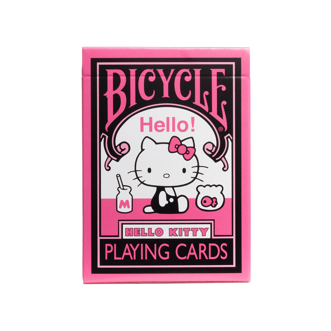 Bicycle Hello Kitty Black and Pink Playing Cards photo 2