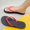 thumbnail image 5 of Xucatan Women's EVA Flip Flops, Solid Color Thong Sandals with Round Toe, Lightweight Cushioned Flat Slippers, Non Slip Soft Sole Casual Summer Beach Shoes for Indoor Outdoor Gift, 5 of 8