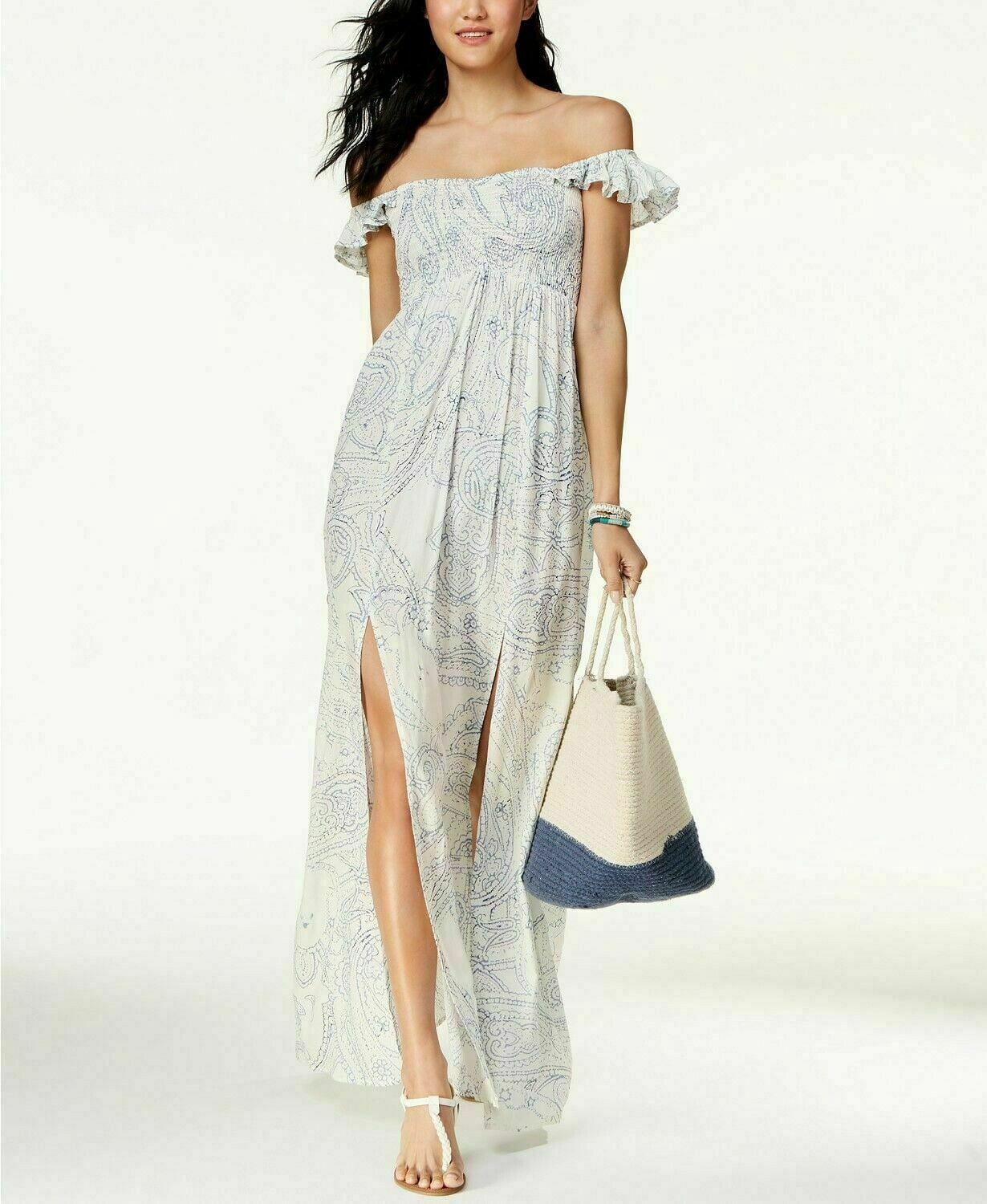 Shoulder Maxi Dress Swim Cover-up 
