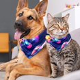 thumbnail image 4 of Game Controller Breathable Chiffon Dog Scarf 2-Pack - Translucent Lightweight Pet Collars, Size 16x16x22.8in and 20.9x20.9x30in, 4 of 5