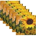 thumbnail image 6 of GZHJMY Sunflower Cloth Napkins Set of 4,Reusable Washable Polyester Dinner Table Napkins for Kitchen,Dining,Restaurant,Party Decoration, 6 of 7