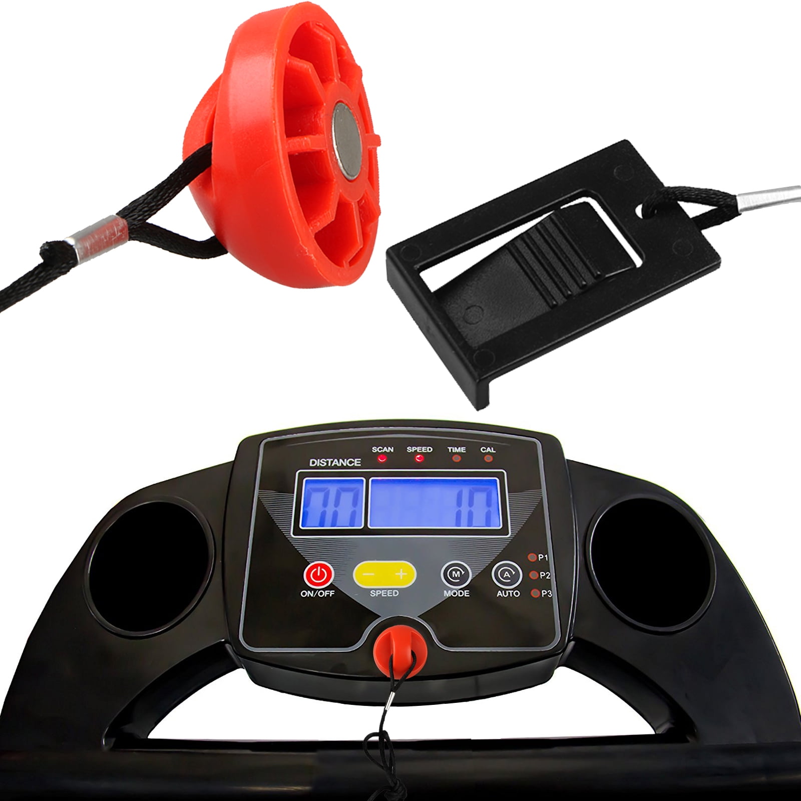 Pro fitness treadmill safety key hot sale