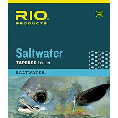 Saltwater Leaders 20lb 10kg, Rio Saltwater Tapered Leader - 10' 20lb By Rio Ship from