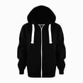 thumbnail image 4 of Toddler Little Boy Clothes Fall Winter Outfit Contrast Color Long Sleeve Cute Sweatshirt Top Pants Set Winter Casual for 6 18 Months 2T 3T 4T 5T 6T 7T 8T 9T Kids Boy(4-5 Years,Black), 4 of 7