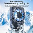 thumbnail image 3 of q4T MEMO DLA3 Digital Display Cooling Fan Radiator Semiconductor R3D Phone Cooler for PUBG Gaming, 3 of 5