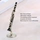 thumbnail image 5 of Clarinete De Casa De Muñecas, Modelo De Clarinete En Miniatura, Decoración Linda Simulada Vívida Con Estuche Para Amantes De La Música Para Café, 5 of 7