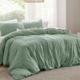 thumbnail image 3 of Housse de Couette Tuftée Grand - Housse de Couette Shabby Chic, 3 Pcs Taille Toutes Saisons Boho, 3 of 7