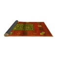 thumbnail image 2 of Ahgly Company Indoor Rectangle Abstract Yellow Contemporary Area Rugs, 2' x 5', 2 of 4