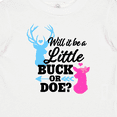 thumbnail image 4 of Inktastic Gender Reveal Will It Be a Little Buck or Doe? Girls Baby T-Shirt, 4 of 5