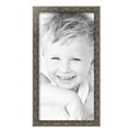 thumbnail image 2 of ArtToFrames 11" x 21" Silver Picture Frame, 11x21 inch Silver Wood Poster Frame (WOM-4993),  Pack, 2 of 7