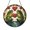 Acrylic 3.5 Inch, variant on Stained Glass Frog Duo Window Hanging Featuring Heart Motif, Whimsical Romantic Decor for Nature Themed Interiors