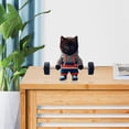 thumbnail image 5 of Cute Fitness Cats Sculpture, 5 of 5