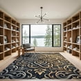 thumbnail image 2 of ODIKA 4'x6' Machine Washable Non-Slip Area Rug, Antique Gray High Traffic Rug, Gray, 936503, 2 of 7