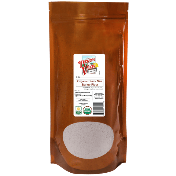 Organic Black Nile Barley Flour - 2lbs (Pack of 1)