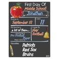 thumbnail image 2 of Cohas Basic First and Last Day of School Milestone Chalkboards, 15 by 20 inches, 3 Pastel Markers, 2 of 7