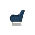 thumbnail image 3 of Corina Accent Chair Satin Teal, 3 of 10