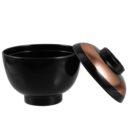 HOMEMAXS Restaurant Soup Bowl Japanese Style Reusable Bowl with Lid Soup Bowl Traditional Style Soup Bowl